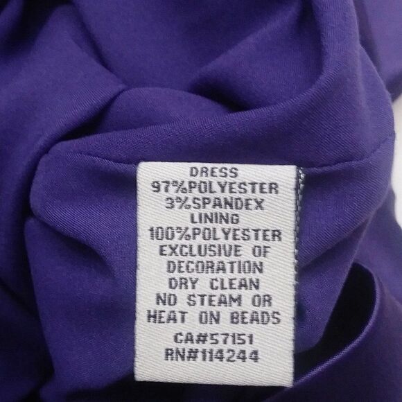 ELIZA J One-Shoulder Embellished Cocktail Sheath Dress Formal Party Wedding Sz 4 - Picture 8 of 11